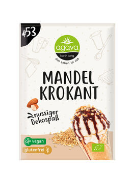 agava Mandel Krokant 60g MHD 14.11.2023