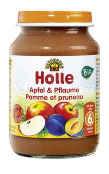 Holle Apfel & Pflaume demeter 190g MHD 31.10.2025