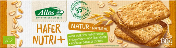 Allos AL Nutri + Keks Hafer 130g MHD 07.09.2021
