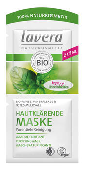 Lavera Hautklärende Reinigungsmaske Bio-Minze 10ml MHD 30.11.2023