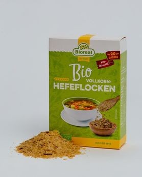 BIOREAL Bio-Vollkornhefeflocken 100g MHD 29.12.2019