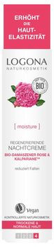 LOGONA MOISTURE LIFT Regenerierende Nachtcreme Bio-Damaszener Rose 30ml MHD 31.05.2021