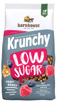 Barnhouse Krunchy Low Sugar Very Berry 375g MHD 28.07.2026