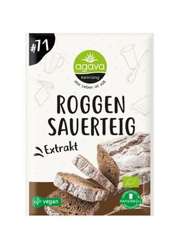 agava Roggensauerteig Extrakt 30g MHD 08.10.2022