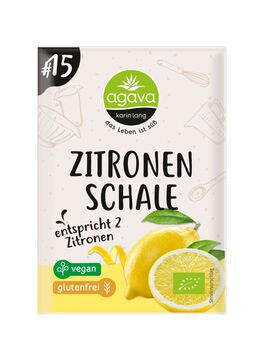 agava geriebene Zitronenschale 10g MHD 04.10.2022