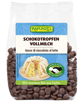 Rapunzel Schokotropfen Vollmilch 100g MHD 04.07.2026