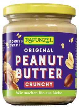 Rapunzel Peanutbutter Crunchy 250g MHD 07.09.2025