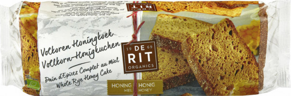 De Rit Honigkuchen Vollroggen klein 300g MHD 14.11.2021