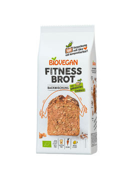 Biovegan Fitnessbrot Backmischung 330g MHD 31.01.2022