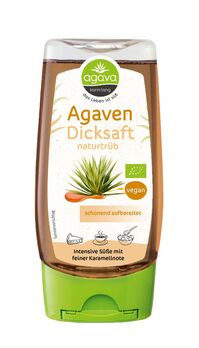 agava Agavendicksaft naturtrüb Spenderflasche 350g (beschädigte Verpackung) MHD 28.05.2024