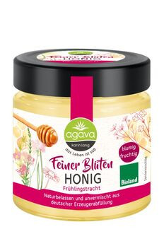 agava Feiner Blütenhonig aus Deutschland 500g (beschädigte Verpackung) MHD 30 01 2026