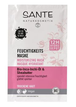SANTE Feuchtigkeits Maske Bio-Inca-Inchi-Öl & Sheabutter 2x4ml MHD 31.07.2021