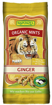 Rapunzel Organic Mints Ginger NF 100g MHD 29.10.2026
