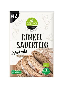 agava Dinkelsauerteig Extrakt 30g MHD 04.10.2022