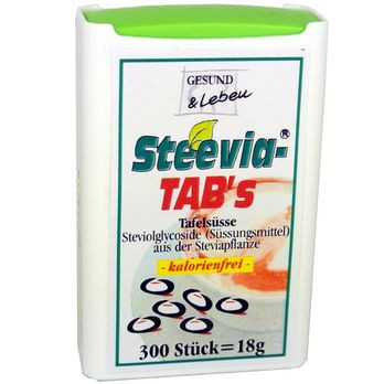 Steevia Stevia Tabs 300 Stück MHD 28.02.2021