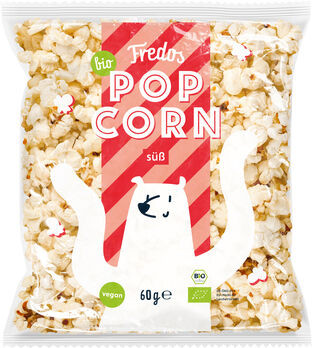 Fredos Popcorn, süß 60g MHD 24.02.2022
