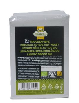 Bioreal Aktive Bio-Trockenhefe 500g FR MHD 30.06.2026