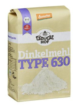 Bauckhof Dinkelmehl hell Type 630 demeter 1kg/A MHD 10.05.2021