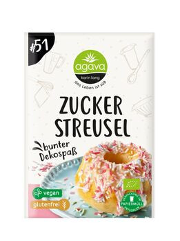agava Zuckerstreusel 70g MHD 28.03.2023
