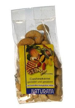 Naturata Cashewkerne, geröstet und gesalzen 100g MHD 26.05.2021