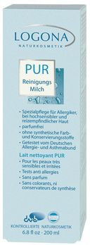 LOGONA PUR Reinigungsmilch 200ml MHD 31.03.2020