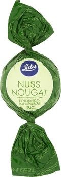 Lubs Confiseriekugeln Nussnougat mit Vollmilchschokolade 85g/S MHD 28.02.2020