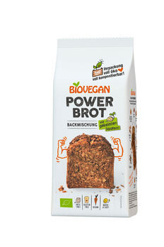 Biovegan Powerbrot Backmischung 350g MHD 30.06.2021