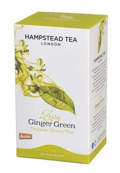Hampstead Tea Grüntee Ingwer demeter 20Btl MHD 31.01.2020