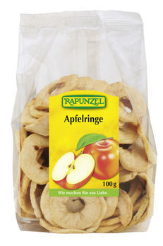 Rapunzel Apfelringe 100g MHD 22.07.2020