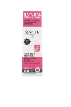 SANTE Feuchtigkeits Nachtcreme Bio-Inca-Inchi-Öl & Sheabutter 50ml MHD 31.10.2020