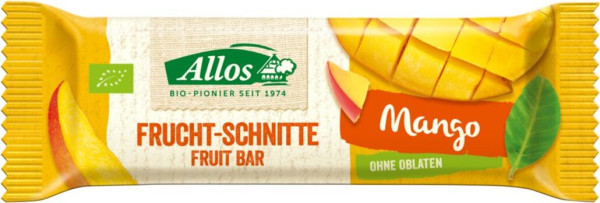 Allos Fruchtschnitte Mango 30g MHD 06.09.2023