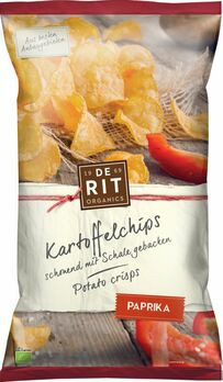 De Rit Kartoffelchips Paprika 125g MHD 21.04.2021