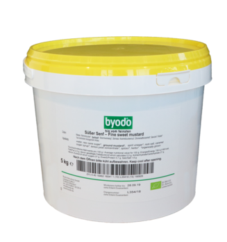 Byodo Süßer Senf 5kg MHD 28.07.2020