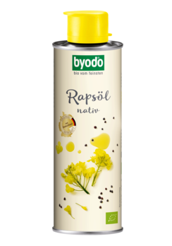 Byodo Rapsöl nativ, Dose 250ml MHD 28.05.2023