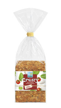 Pural Crusty Tomate-Mozzarella, Gourmet Knäckbrot 200g MHD 03.04.2021