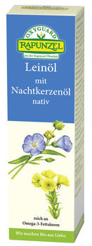 Rapunzel OXYGUARD Leinöl mit Nachtkerzenöl nativ 100ml MHD 06.01.2022