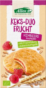 Allos AL Keks-Duo Frucht Himbeere 175g MHD 10.10.2020