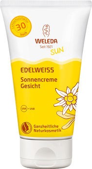 Weleda Edelweiss Sonnencreme Gesicht LF 30, 50ml MHD 31.01.2020