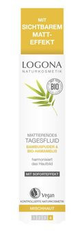 LOGONA Mattierendes Tagesfluid Bio-Bambus & Bio-Hamamelis 30ml MHD 31.01.2021