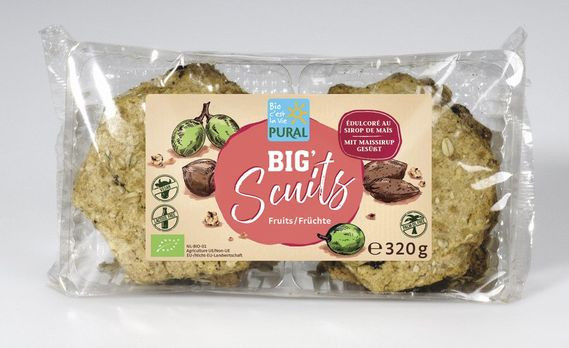 Pural Big Scuits Früchte 320g MHD 14.06.2022