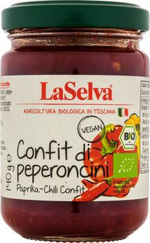 LaSelva Confit di peperoncino, mit Chilischoten 130g MHD 27.10.2025