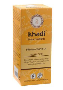 Khadi Pflanzenhaarfarbe Hellblond 100g MHD 30.04.2021