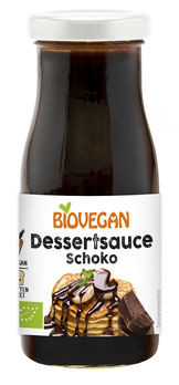 Biovegan Dessertsauce Schoko 150ml MHD 01.07.2022