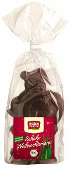 Rosengarten Zartbitter-Weihnachtsmann vegan 80g/W MHD 25.03.2023