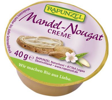 Rapunzel Mandel-Nougat-Creme Portionsschale 40g/A MHD 27.05.2021