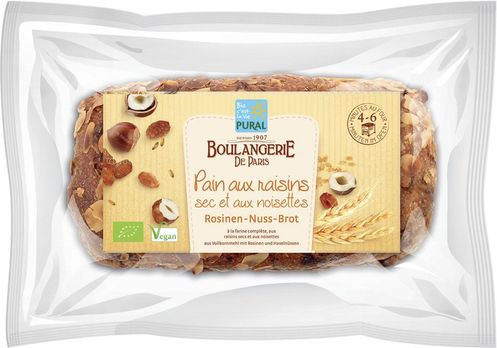 Pural Rosinen-Nuss-Brot 620g MHD 01.09.2020