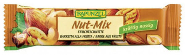 Rapunzel Fruchtschnitte Nut-Mix 40g MHD 09.08.2020