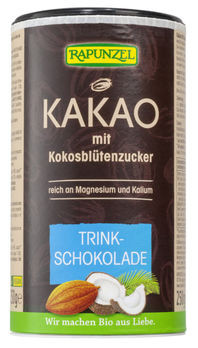 Rapunzel Kakao mit Kokosblütenzucker 250g MHD 30.04.2021