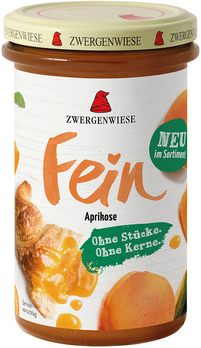 Zwergenwiese Fruchtaufstrich Fein Aprikose 280g MHD 11.10.2025