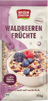 Rosengarten Waldbeeren-Früchte-Müsli 375g MHD 21.08.2022